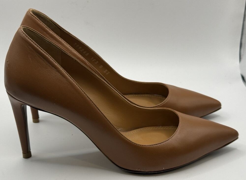 Ralph Lauren Purple Label Pumps Sz 37B US 7 Leather 199265 Brown